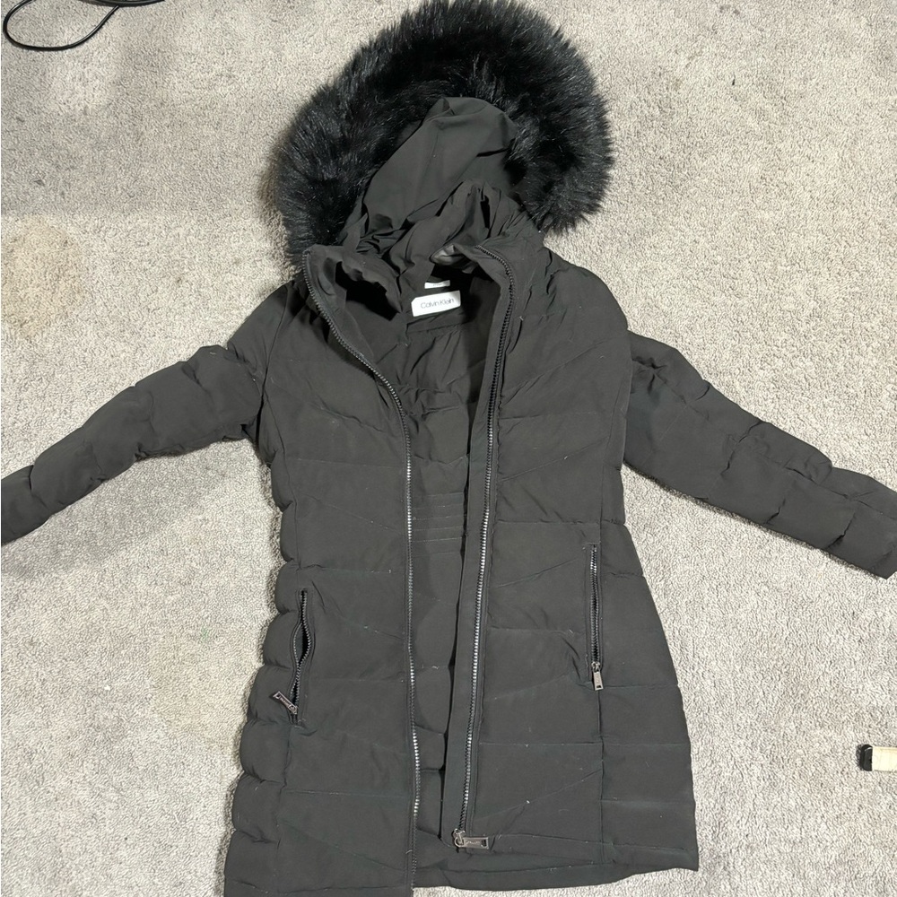 Women’s mid calf Calvin Klein winter coat